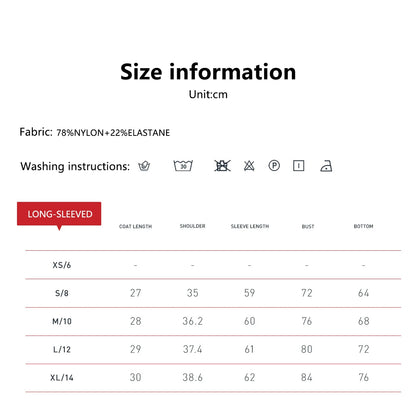 Sports Long sleeved Women Outdoor Running Gym Fitness Wear T-shirt Long sleeved Yoga Shirt Gym Push Up Workout Single Piece Top.