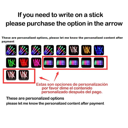 15/30/60Pcs Glow Foam Stick Groß Bunte RGB LED Cheer Tube Dunkles Licht Glow Sticks Weihnachten geburtstag Hochzeit Party Liefert.