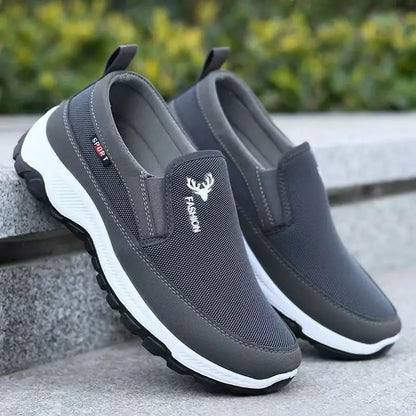 Men's Shoes Casual Sneakers Summer Breathable Mesh Waterproof Outdoor Slip On Flats Affordable Free Shipping Shoes.