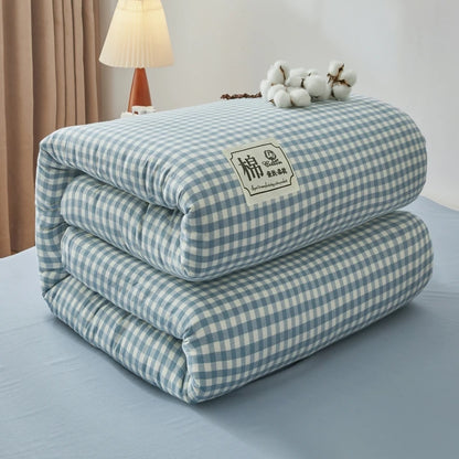 nordic quilt cotton 100% double bed comforters winter comforters King size duvet 220x240 cm winter Plaid comforter queen single