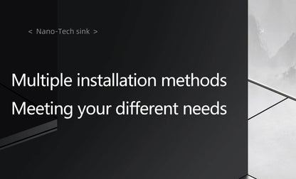 ASRAS Kitchen Sink Stainless Steel Nano Grey Kitchen Sink with Built-in Food Purifier, Hidden Cover & Adjustable Lift Faucet