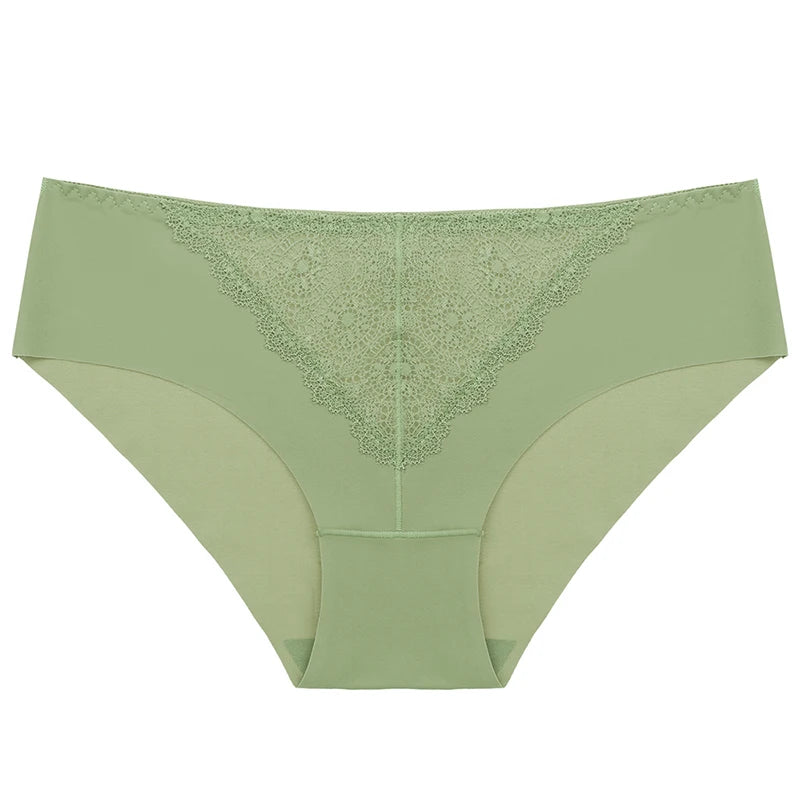 BZEL 10PCS/Set Women's Panties Exquisite Sweet Lace Underwear Sexy Lingerie Silk Satin Briefs Woman Comfort Breathable Underpant.