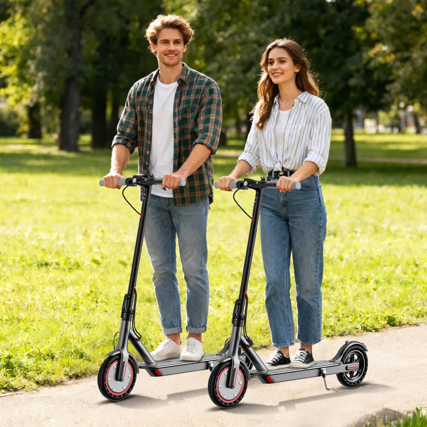 AOVOPRO TX01/365GO Electric Scooter 2025 New Design 350W Super Power Folding Dual Brake Electric Scooter 31KM/H 5-28KM Range