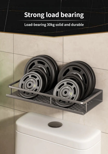 60 cm Breite, verbessertes WC-Aufbewahrungsregal/Badezimmer-Shampoo-Regale, Kleiderbügel, Duschregal, Kleiderbügel, Eckregal