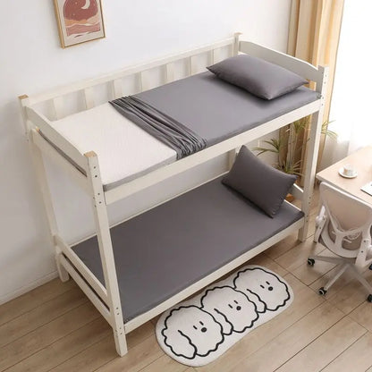 WOSTAR 360° fully enclosed with zipper mattress protector cover student baby single double bed sheet protection pad 90/150cm.