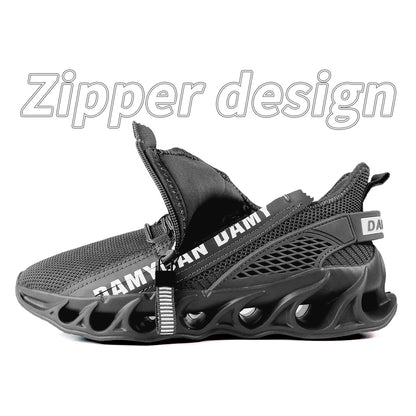New Spring and Autumn Soft soled Running Men's Mesh Breathable Casual  Sports Shoes Men's Trendy Shoes Lightweight  Sneaker.