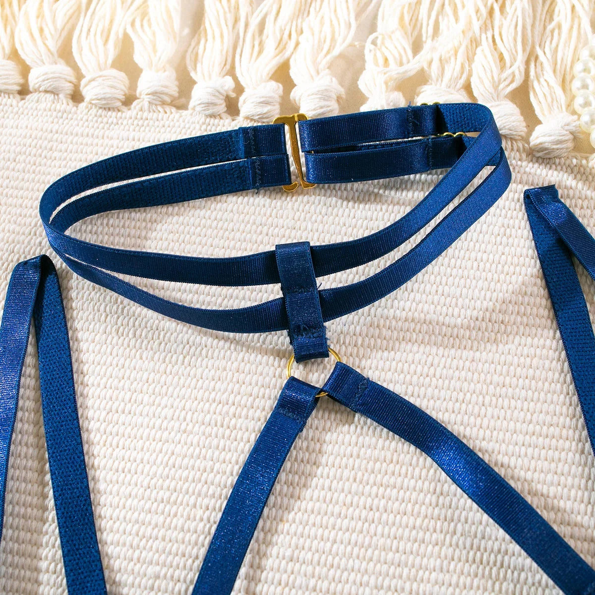 Cut Out Bra and Brief Velvet Erotic Set Women 2-Piece Halter Underwear Patchwork Thong Intimates Sexy Lingerie Pornos Suit Latex