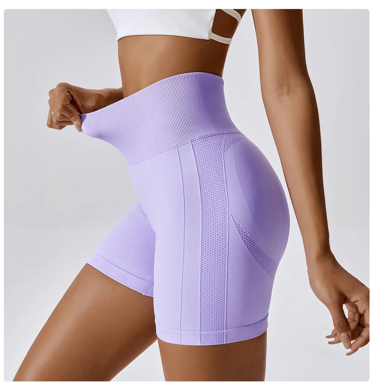Women Shorts Seamless Sports Shorts For Women Cycling Jogging Fitness High Waist Push Up Gym Shorts Leggings Women Yoga Clothing.