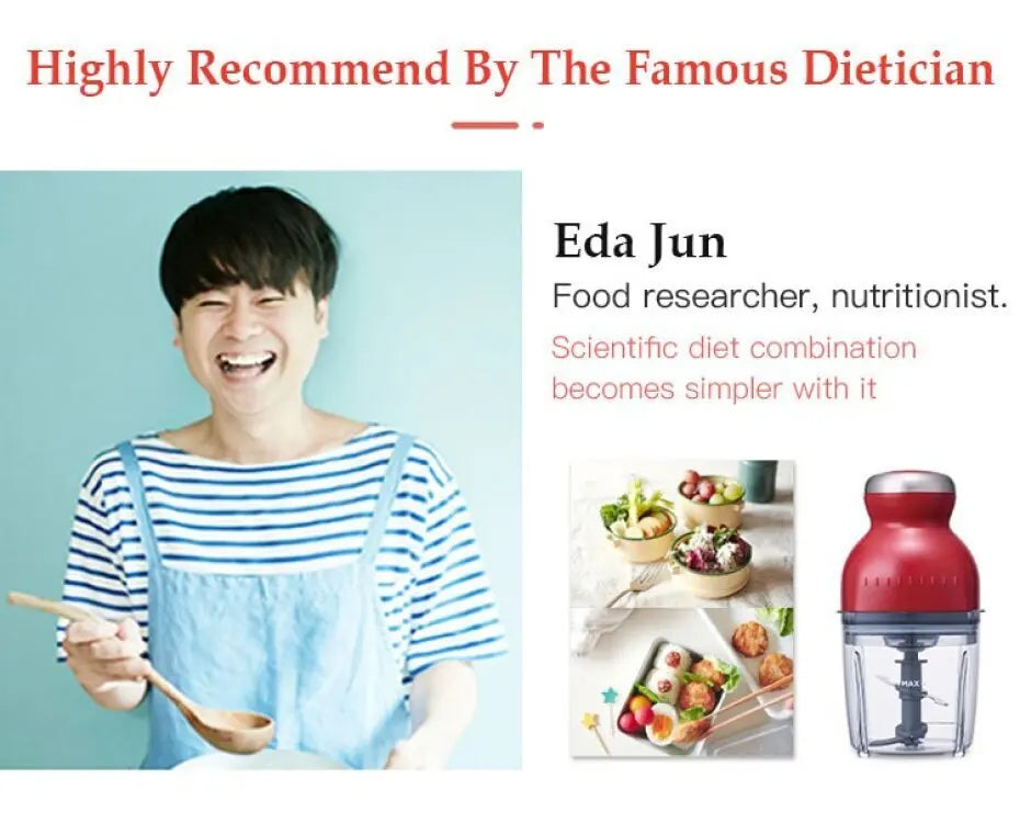 Intelligent Electric Cuisinart Easily Create Delicious Meals Multifunctional Blender Kitchen Tools.