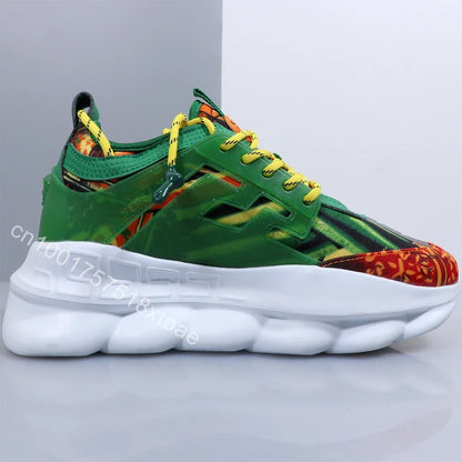 Luxus-Outdoor-Freizeitschuhe der Größe 36–45 für Männer und Frauen, modische Freizeit-Turnschuhe, Herbst-Winter, dicker Boden, niedrige Sportschuhe.