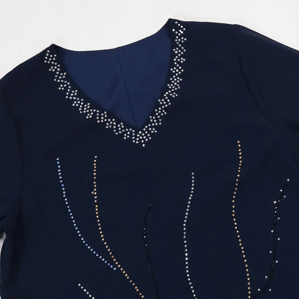 Diamanten Abayas für Frauen Muslimischen Abend Party Kleid Islam Kleidung Arabische Robe Saudi Kleid Marocain Kaftan Dubai Jalabiya Djellaba.