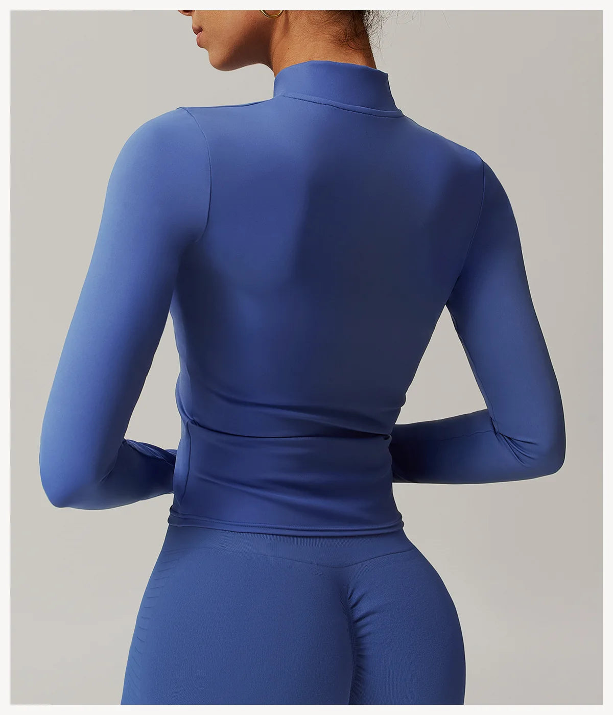 Hearuisavy 2Pcs Long-Sleeved Set Women Casual Outdoor Running Jackest Suit Yoga Clothing Quick Drying Push Up Fitness Sportswear