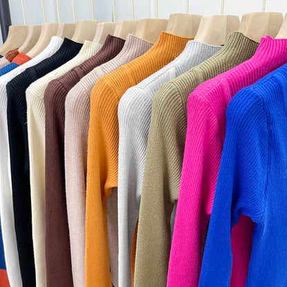 2025 weibliche Casual Pullover Herbst Winter Sexy Aushöhlen Frauen Pullover Schlank Vintage Jumper Weiche Warme Pull Gestrickte Pullover Tops.