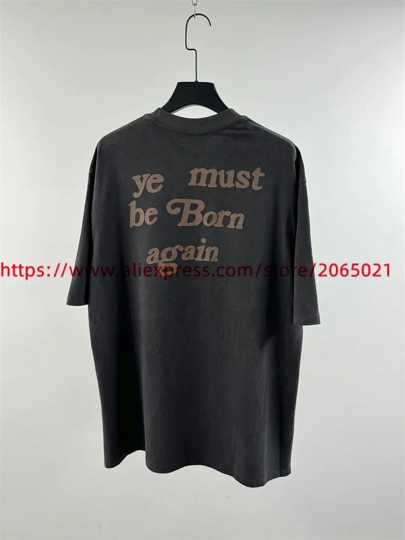 SAINT Vintage NIN Nine-inch Nail T-Shirts Best Quality Vintage Washed T Shirt Tee Tops