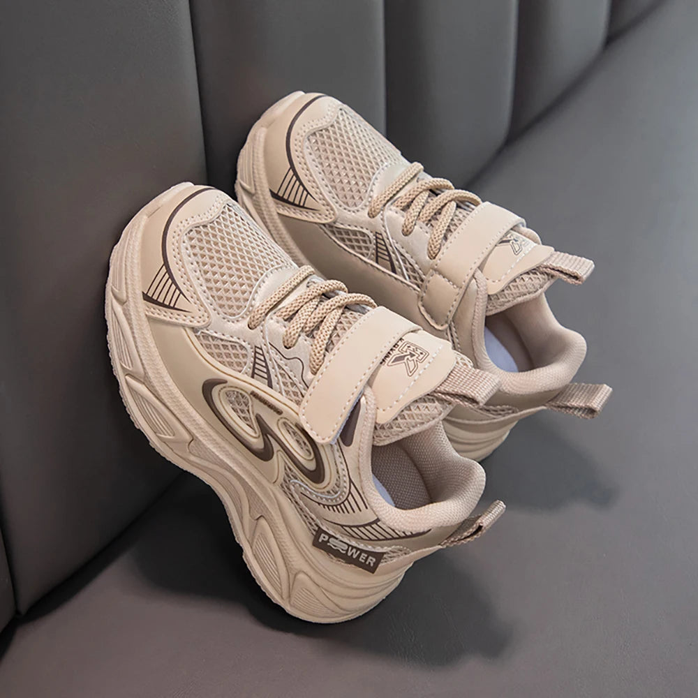 Autumn Children Sport Shoes Mesh Breathable Teenager Kid's Sneakers Boy's Girl's Running Shoes Trend Fashion Sport Shoes.