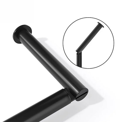 Badezimmer-Papierhandtuchhalter, vertikaler Toilettenpapierhalter aus Edelstahl, perforationsfreier, bodenstehender Toilettenpapierhalter