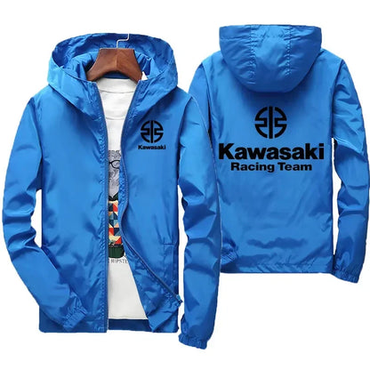 Kawasaki Logo Motorcycle Racing Team Men Jacket Coat Spring Autumn Women Jackets Clothes 2025 New Fashion Couple Clothing Coats.