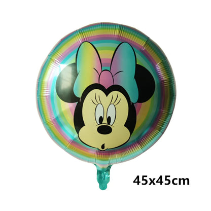 Mickey Minnie Folienballon Mickey Mouse Luftballons Minnie Geburtstag Party Dekor Kinderspielzeug Babyparty Ball Kinder Cartoon Geschenk