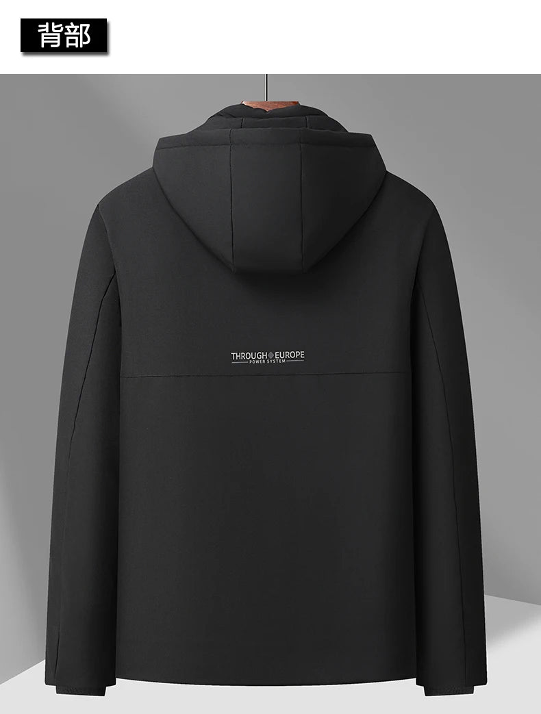 Top Grade Winter New Brand Hooded Casual Fashion Windbreaker Quilted Parka Jacket Puffer Bubble Coats Outwear Men Clothes.