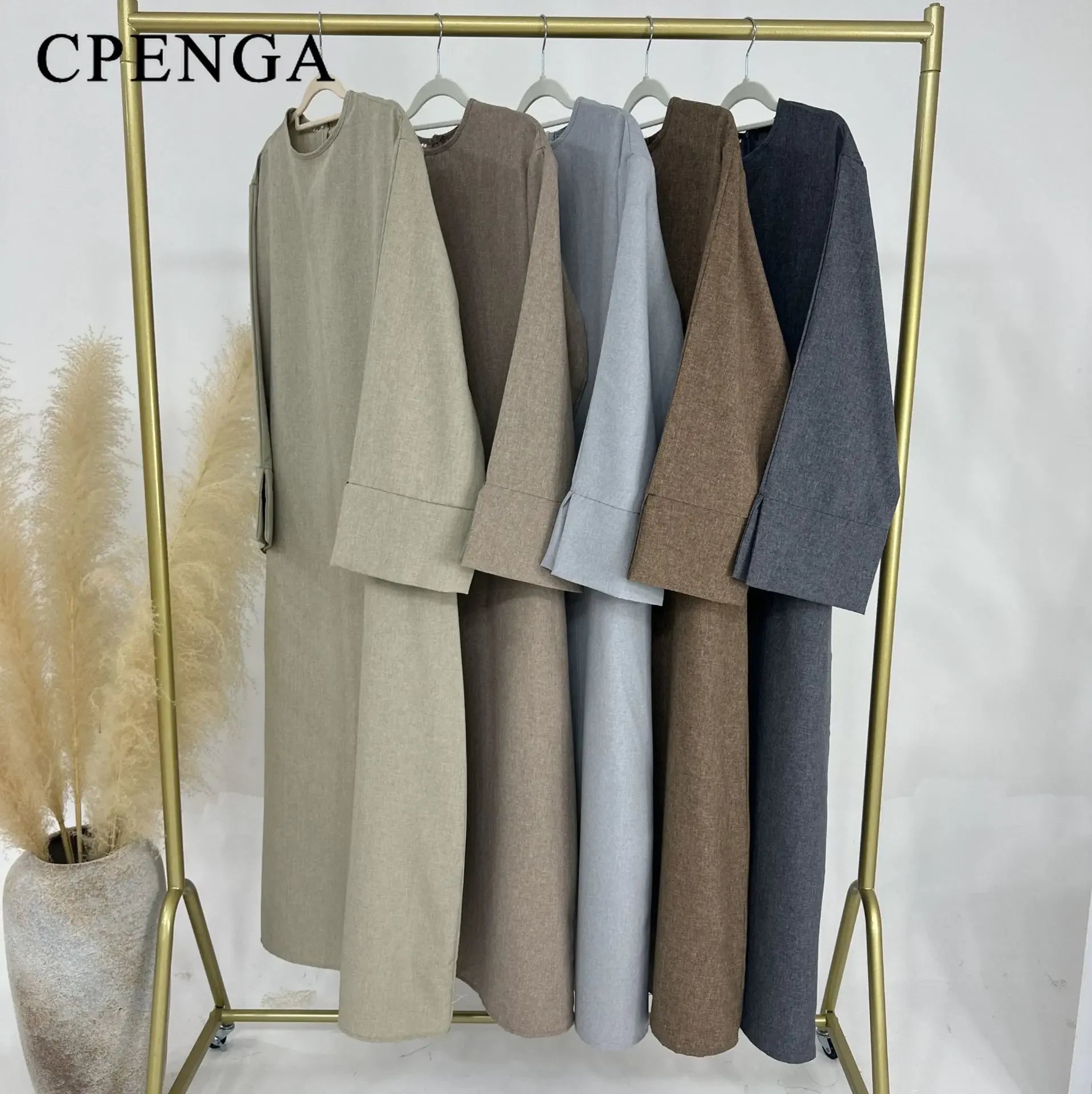 2024 New Dubai Abaya for Muslim Women Eid Ramadan Modest Dress Türkiye Loose Large Elegant Dress Gown Female Islam Clothing.