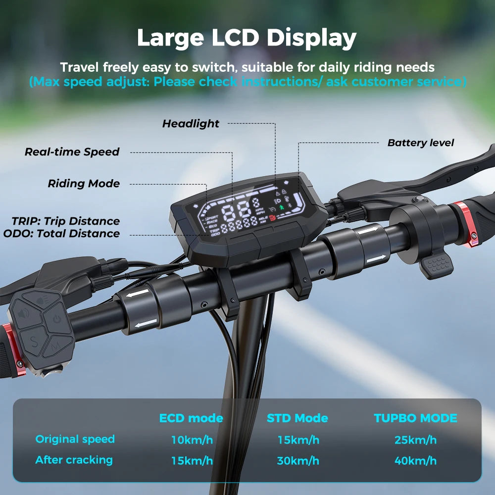 iScooter ix3Electric scooter 800W Motor 48V10AH Battery support Minirobot application control 10-inch tire city commuter scooter.