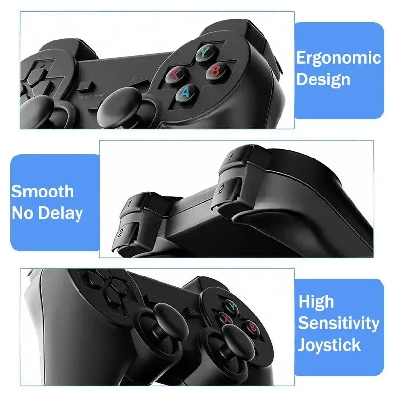 M8 4K Video Game Console Built-in 20000 Games Wireless Controller Gamepad Retro Handheld Game Player For PS1 Dropshipping.