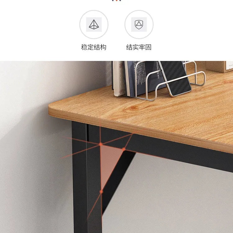 Hochwertiger, langlebiger Computertisch, Desktop-Tisch für Zuhause, Schlafzimmer, moderner, einfacher Mietisch, Studenten-Studientisch, langer Streifen