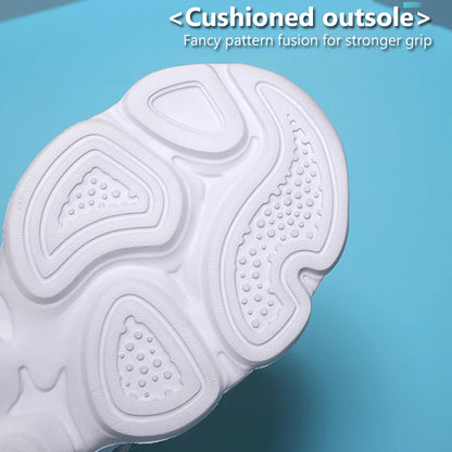 Children's Fashion Sports Shoes Breathable Student Black School Walking Shoes Anti-skid Boys& Girls Casual Running Sneaker.