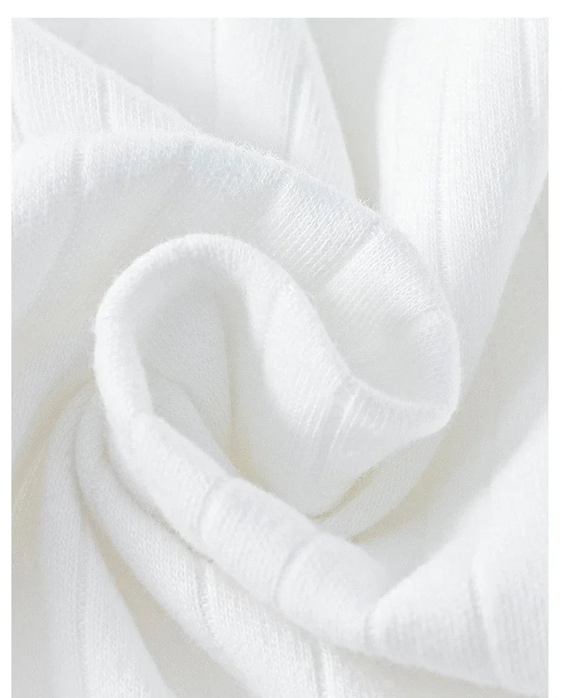 Einteiliges Outfit für Jungen und Mädchen, 100 % Baumwolle, langärmlig, Strampler für Neugeborene, solides Stricken, dünner Overall für Jahreszeiten.