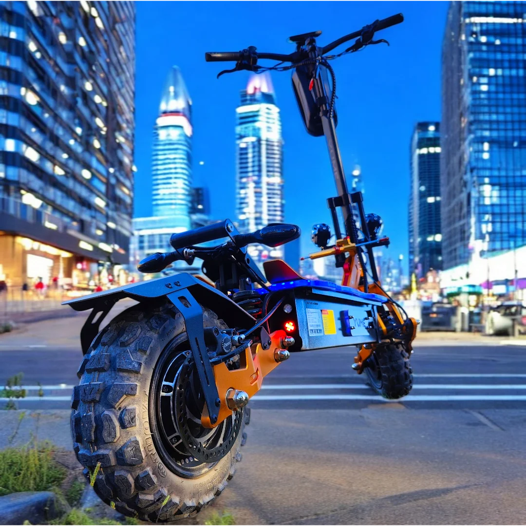 YUME X11+ adult electric scooter 6000W dual motor 60V 30Ah battery 11-inch tires top speed 95km/h range 100km..