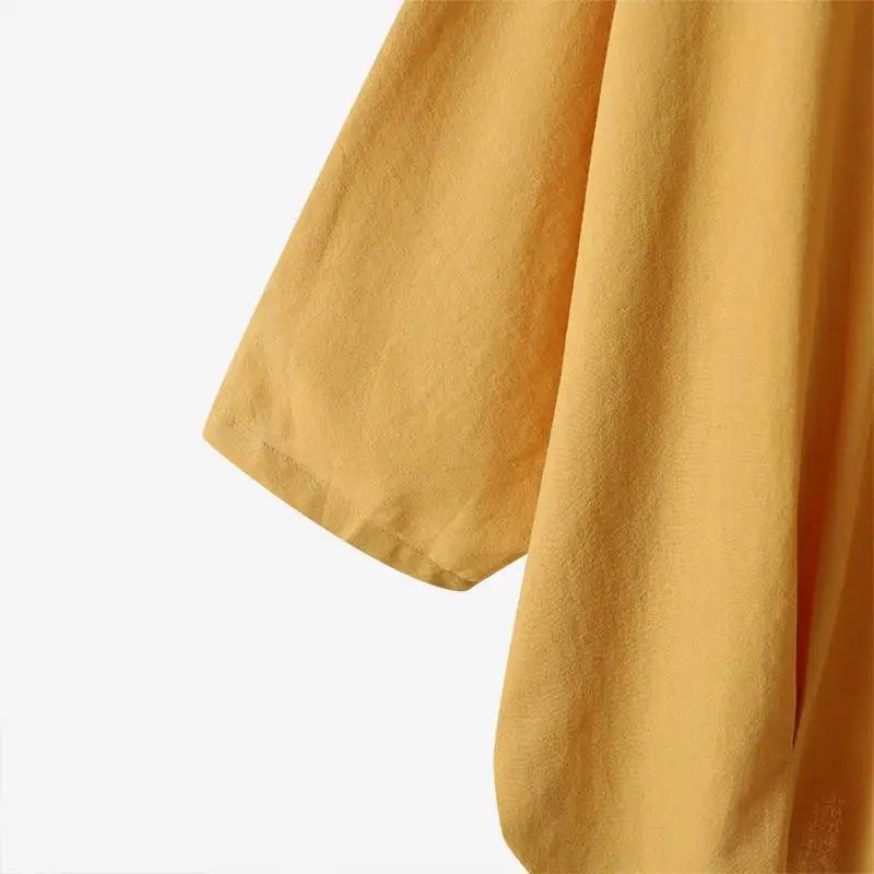 ZANZEA Summer Fashion Lapel Neck Shirt Women Elegant 3/4 Sleeve Blouse Work Buttons Down Tops Tunic Female Casual Loose Blusas.