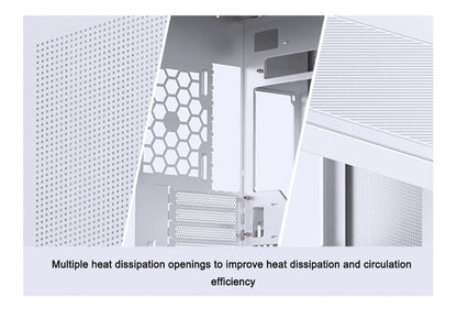 JONSBO TK-3 Desktop Chassis Curved Sea View Room Side Transparent ATX E-sports Case Double 360 Water Cooler Type-c Interface.