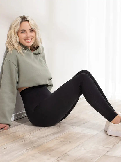 Women High Waist Shaper Leggings Belly Control Body Slimming Control Shapewear Silicone Non-Slip Pants Waist Trainer.