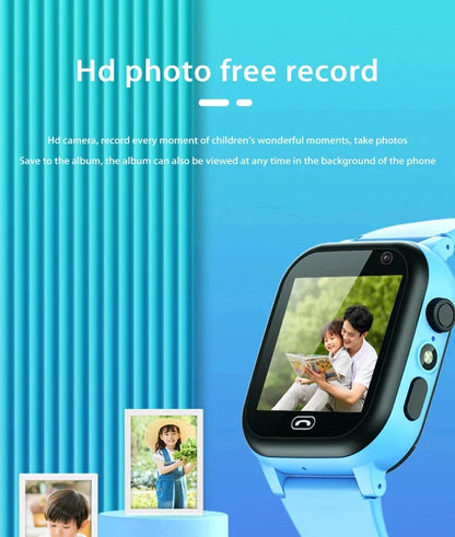 Xiaomi Kids 5G Smart Watch SOS GPS Location Video Call Sim Card Child Camera Waterproof Upgrade 2025For Boys Girls Add Earphone.