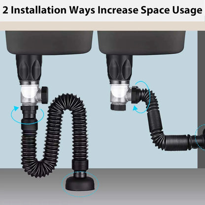 1Pc Küche Waschbecken Abflussrohr Flexible Dehnbare Deodorant Sieb Pipeline Badezimmer Waschbecken Anti Verstopfung Zubehör