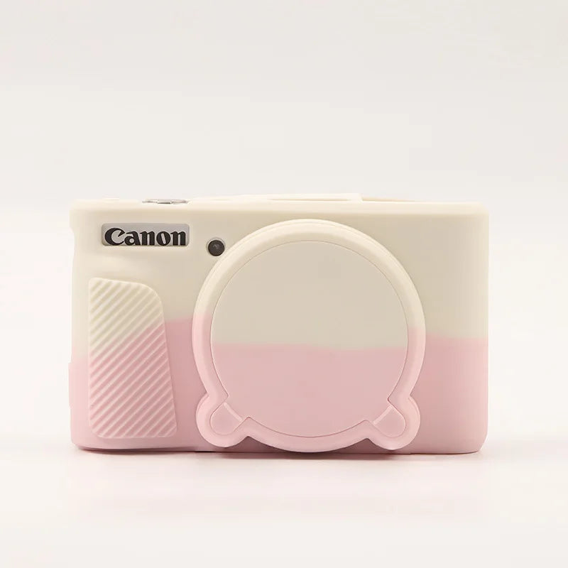 Camera Case for Canon PowerShot SX740 / SX730 Digital Camera, Soft Silicone Protective Bag Removable Lens Cover Accessories.