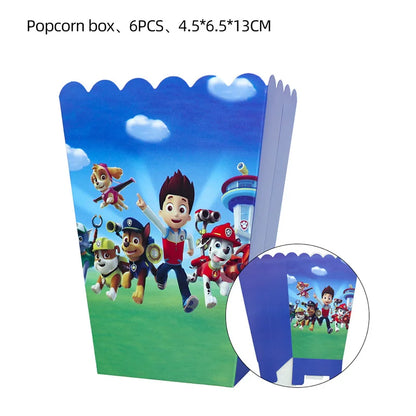 PAW Patrol Geburtstag Party Dekoration Neue Version Ballon Set Einweg Geschirr Kid Event Liefert Banner Hintergrund Geschenk