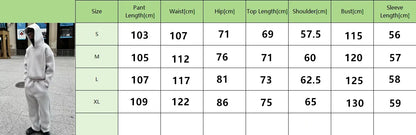 Men's Casual Sweatshirt Set Comfortable Streetwear Style Two-Piece Outfit for Men.