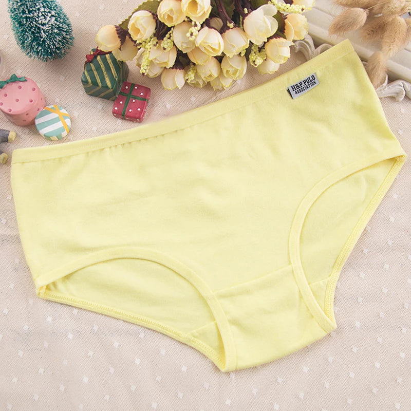 7Pcs/Lot Plus Size Underwear Women's Panties Cotton Girl Brief Sexy Lingeries Shorts Underpant Solid Panty Female Intimate M-4XL.