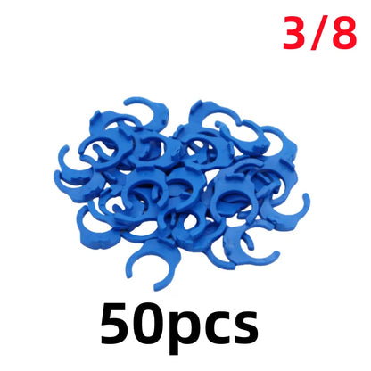 5Pcs RO Water Plastic Pipe Fitting Tee T-type 1/4" 3/8" Hose OD To 1/4" 3/8" Hardplug Reverse Osmosis System Quick Connector