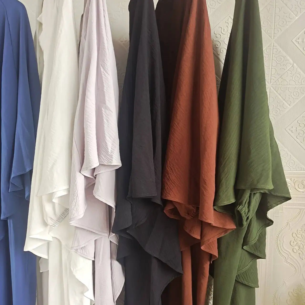 Eid Muslim Women Long Khimar 2 Piece Set Abaya Dress Prayer Garment Hijab Full Cover Islamic Ramadan Kaftan Djellaba 2023.