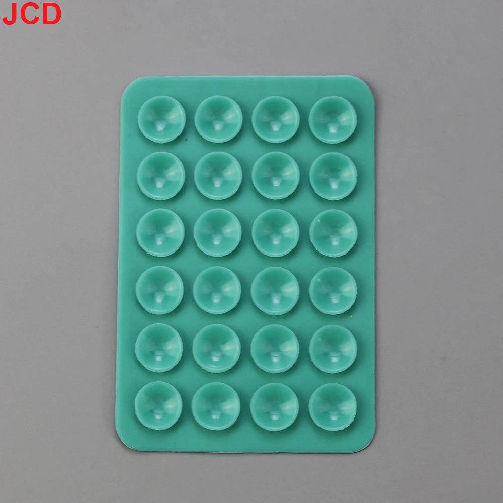 JCD 24 Square Thickened Silicone Suction Cup Suction Cups Mobile Phone Tablet Luggage Suction Cup Universal Charger Leather Case.