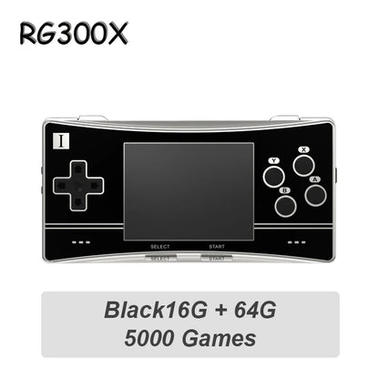 ANBERNIC RG300X Retro Portable Game Console 3.0” IPS Screen Video Game Player Support HD Out Built 5000 Classic Games Kids Gift.