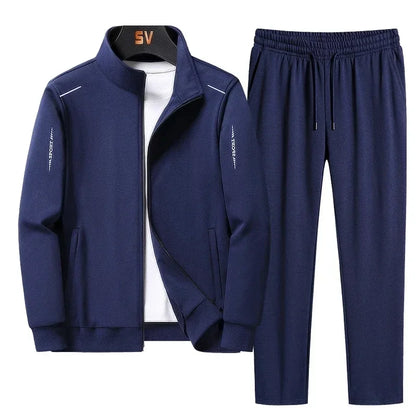 Men's Tracksuit Suit New Arrive Tracksuit Mens Casual Solid Solor Sweatpant Set Unisex Jogging Suit MEN Plus Size 6XL 7XL 8XL.