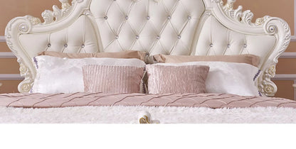 Gold Luxus gestepptes Doppelbett Holz Vintage weiche Einzelkopfteile Doppelbett Erwachsene Zuhause Camas De Dormitorio Möbel