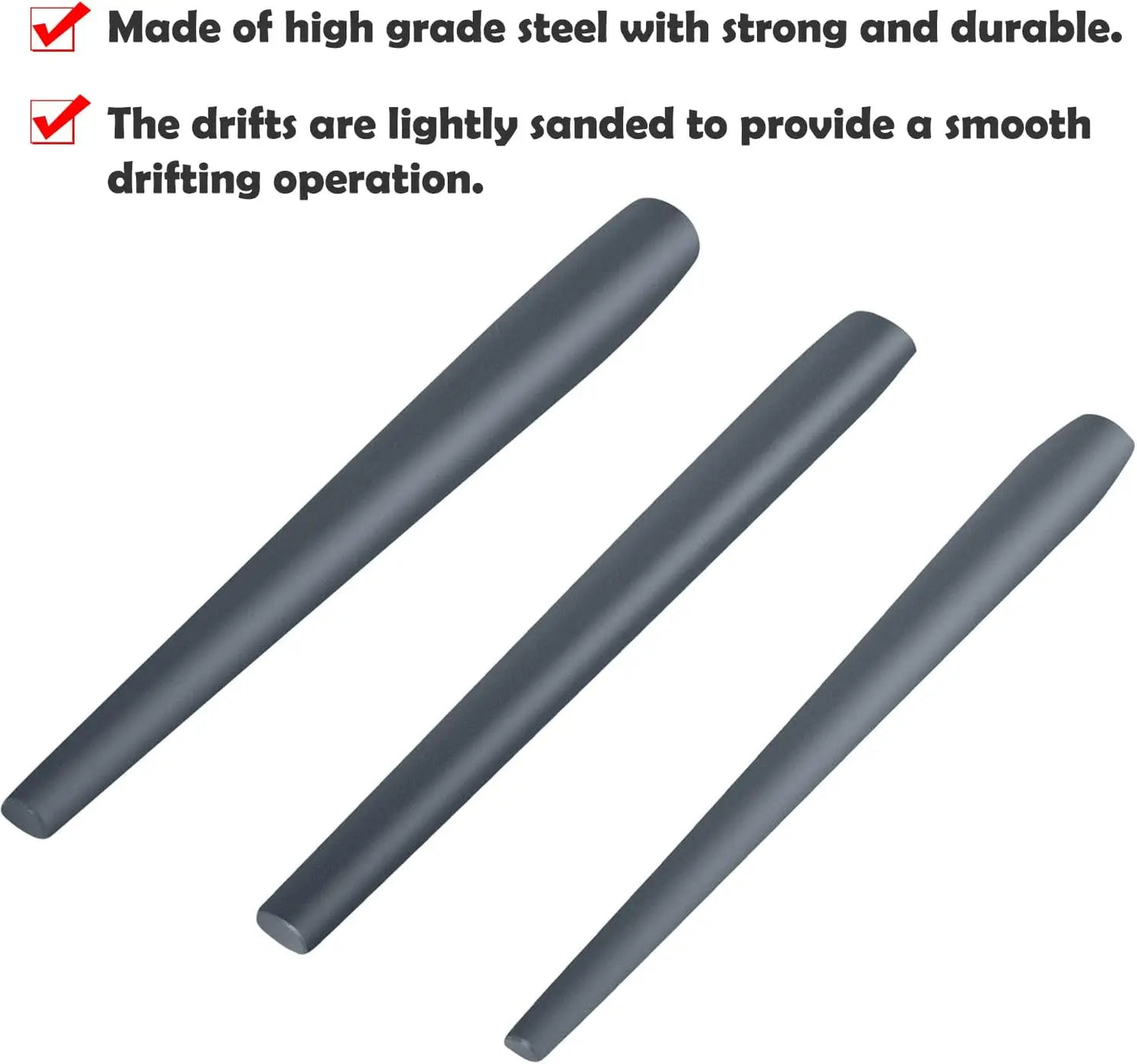 Blacksmith Drifts Kit Großer Hammer Tomahawk Maus Axt Drifts Hammer Eye Drift Tool Kit für Blacksmith Knifemakers