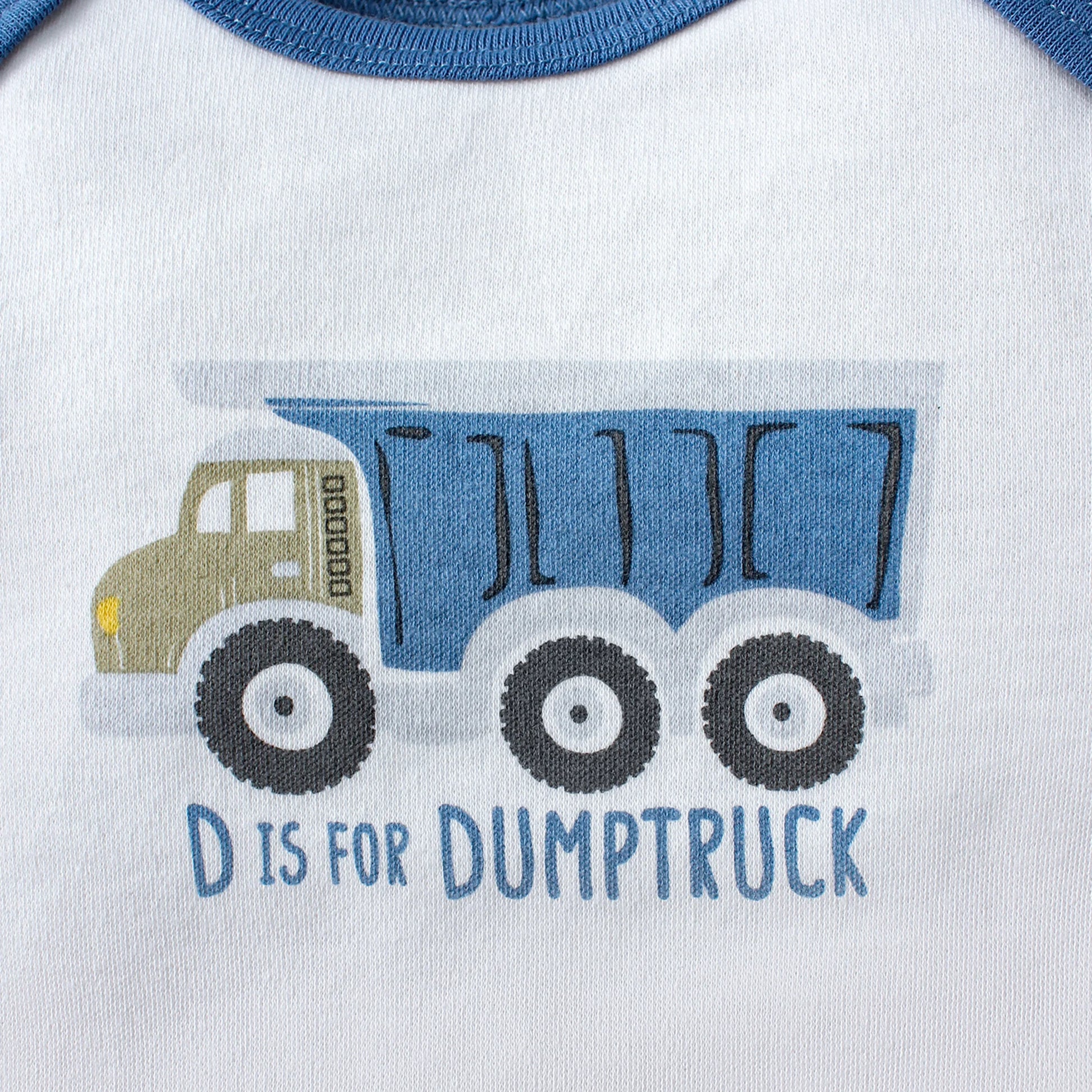 3PCS Sommer Jungen Baby Body Drei stück Set Cartoon Lkw und Streifen Muster Kurzarm Taste Design Dreieck body.