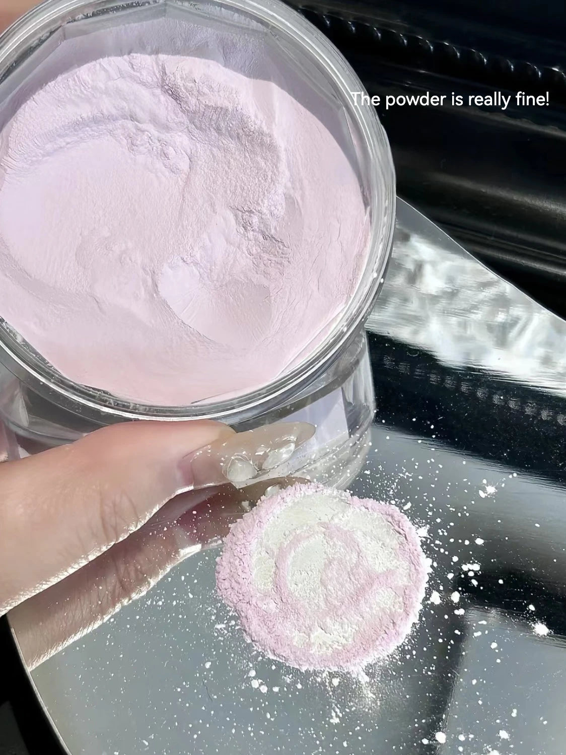 Uodo Loose Powder Makeup Oil Control Dry Skin Long-lasting Setting Foundation Glitter Flagship Genuine Goods Udo.