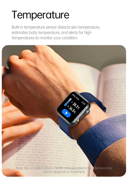 2025 New LED Women AI Smart Diagnosis Smart Watch HRV+PPG Blood Pressure Blood oxygen Health monitor IP68 NFC Smartwatches ﻿.