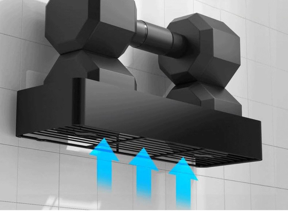 2 Packungen schwarzes Duschregal zur Wandmontage, Badezimmer-Organizer, Regal mit Haken, Küchendekoration, Regale an der Wand